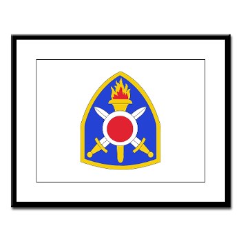 402FAB - M01 - 02 - SSI - 402nd Field Artillery Brigade - Large Framed Print - Click Image to Close