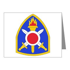 402FAB - M01 - 02 - SSI - 402nd Field Artillery Brigade - Note Cards (Pk of 20)
