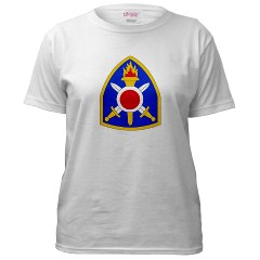 402FAB - A01 - 04 - SSI - 402nd Field Artillery Brigade - Women's T-Shirt