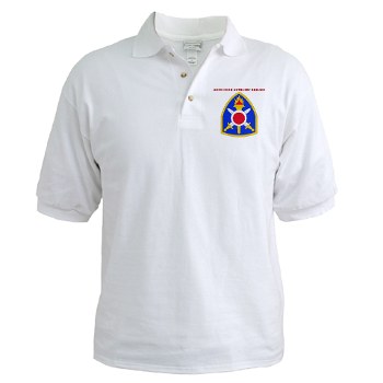 402FAB - A01 - 04 - SSI - 402nd Field Artillery Brigade with text - Golf Shirt - Click Image to Close