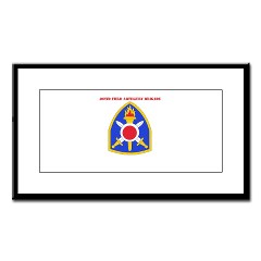 402FAB - M01 - 02 - SSI - 402nd Field Artillery Brigade with text - Small Framed Print