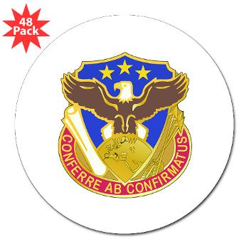408SB - M01 - 01 - DUI - 408th Contracting Support Bde - 3" Lapel Sticker (48 pk)