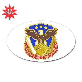 408SB - M01 - 01 - DUI - 408th Contracting Support Bde - Sticker (Oval 10 pk) - Click Image to Close