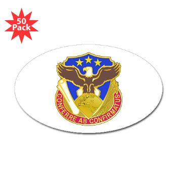 408SB - M01 - 01 - DUI - 408th Contracting Support Bde - Sticker (Oval 50 pk)