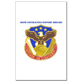 408SB - M01 - 02 - DUI - 408th Contracting Support Bde with text - Mini Poster Print
