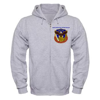 408SB - A01 - 03 - DUI - 408th Contracting Support Bde with text - Zip Hoodie