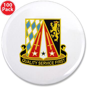 409BSB - M01 - 01 - DUI - 409th Base Support Battalion - 3.5" Button (100 pack)