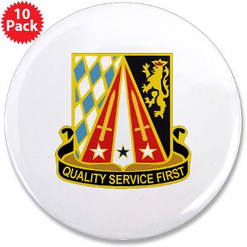 409BSB - M01 - 01 - DUI - 409th Base Support Battalion - 3.5" Button (10 pack)