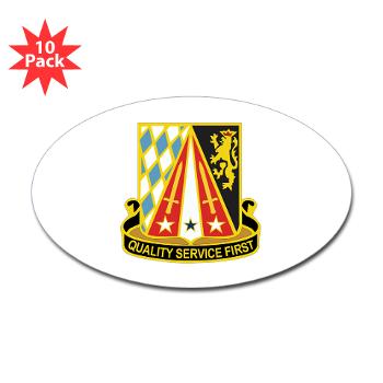 409BSB - M01 - 01 - DUI - 409th Base Support Battalion - Sticker (Oval 10 pk)
