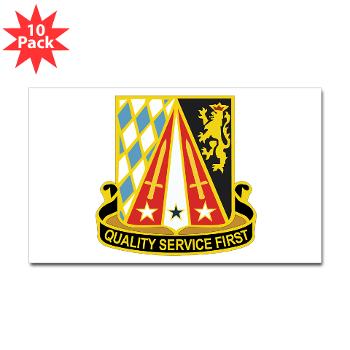 409BSB - M01 - 01 - DUI - 409th Base Support Battalion - Sticker (Rectangle 10 pk)