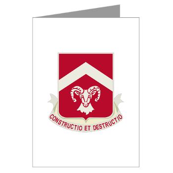40EB - M01 - 02 - DUI - 40th Engineer Battalion with Text - Greeting Cards (Pk of 10) - Click Image to Close