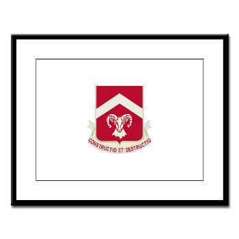 40EB - M01 - 02 - DUI - 40th Engineer Battalion with Text - Large Framed Print - Click Image to Close