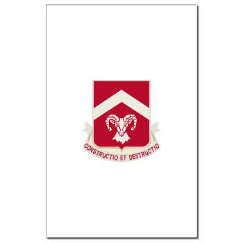 40EB - M01 - 02 - DUI - 40th Engineer Battalion with Text - Mini Poster Print