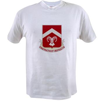 40EB - A01 - 04 - DUI - 40th Engineer Battalion with Text - Value T-Shirt