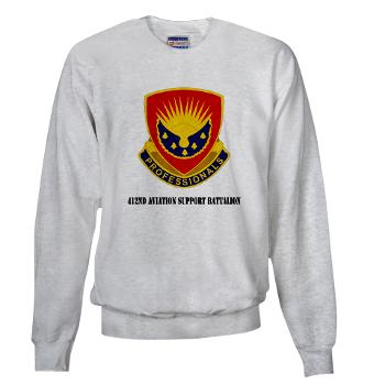412ASB - A01 - 03 - DUI - 412 AVN Sup BN with Text - Sweatshirt