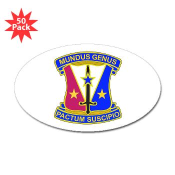 412CSB - M01 - 01 - DUI - 412th Contracting Support Brigade - Sticker (Oval 50 pk) - Click Image to Close