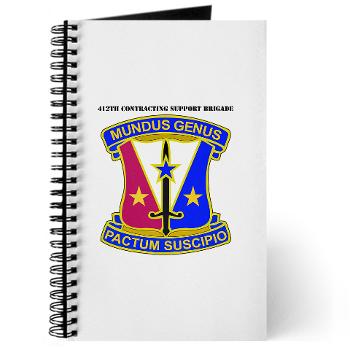 412CSB - M01 - 02 - DUI - 412th Contracting Support Brigade with Text - Journal