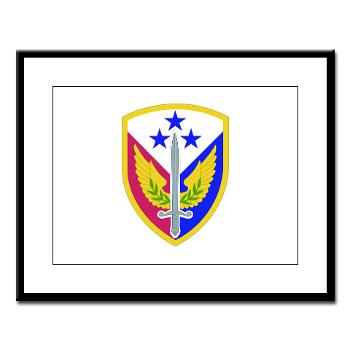 412SB - M01 - 02 - SSI - 412th Support Brigade - Large Framed Print - Click Image to Close
