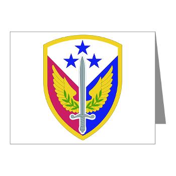 412SB - M01 - 02 - SSI - 412th Support Brigade - Note Cards (Pk of 20)