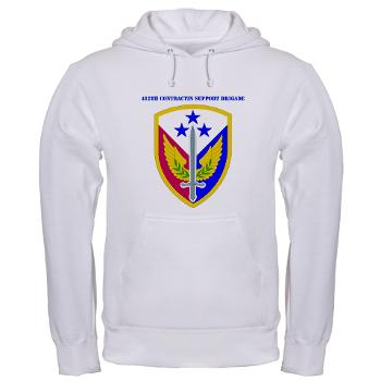 412SB - A01 - 03 - SSI - 412th Support Brigade with Text - Hooded Sweatshirt