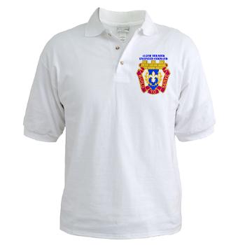 412TEC - A01 - 04 - DUI - 412th Theater Engineer Command with Text - Golf Shirt - Click Image to Close