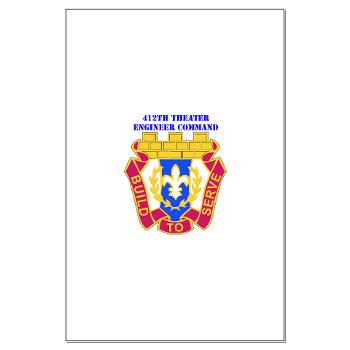 412TEC - M01 - 02 - DUI - 412th Theater Engineer Command with Text - Large Poster