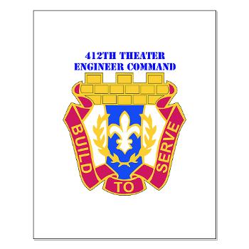 412TEC - M01 - 02 - DUI - 412th Theater Engineer Command with Text - Small Poster - Click Image to Close