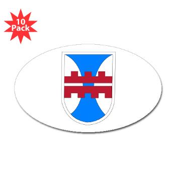 412TEC - M01 - 01 - SSI - 412th Theater Engineer Command - Sticker (Oval 10 pk)