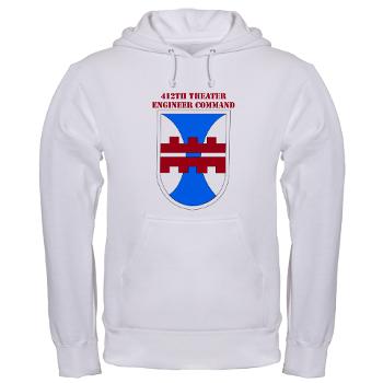 412TEC - A01 - 03 - SSI - 412th Theater Engineer Command with Text - Hooded Sweatshirt