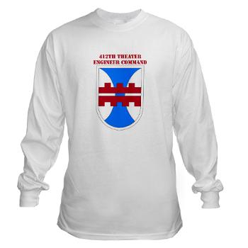 412TEC - A01 - 03 - SSI - 412th Theater Engineer Command with Text - Long Sleeve T-Shirt - Click Image to Close