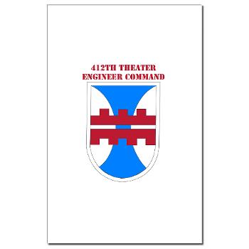 412TEC - M01 - 02 - SSI - 412th Theater Engineer Command with Text - Mini Poster Print - Click Image to Close