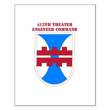 412TEC - M01 - 02 - SSI - 412th Theater Engineer Command with Text - Small Poster