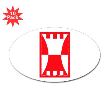 416TEC - M01 - 01 - SSI - 416th Theater Engineer Command Sticker (Oval 10 pk)
