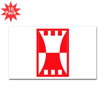 416TEC - M01 - 01 - SSI - 416th Theater Engineer Command Sticker (Rectangle 10 pk)