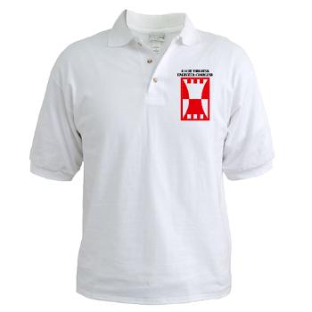 416TEC - A01 - 04 - SSI - 416th Theater Engineer Command with Text Golf Shirt - Click Image to Close