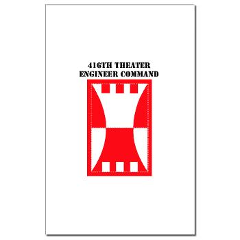 416TEC - M01 - 02 - SSI - 416th Theater Engineer Command with Text Mini Poster Print