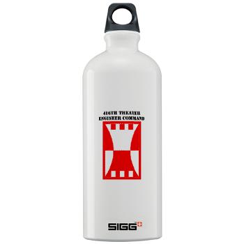 416TEC - M01 - 03 - SSI - 416th Theater Engineer Command with Text Sigg Water Bottle 1.0L