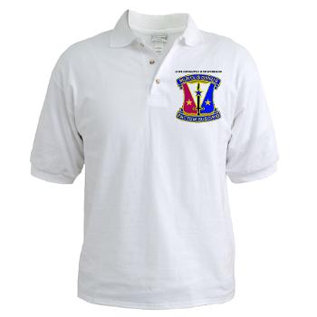 412CSB - A01 - 04 - DUI - 412th Contracting Support Brigade with Text - Golf Shirt