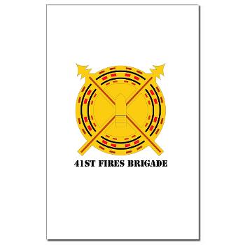 41FB - M01 - 02 - DUI - 41st Fires Brigade with Text - Mini Poster Print