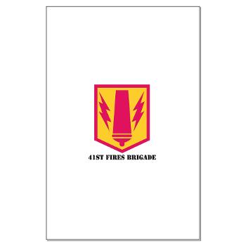 41FB - M01 - 02 - SSI - 41st Fires Brigade with Text - Large Poster