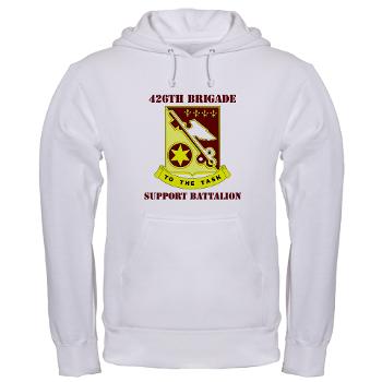 426BSB - A01 - 03 - DUI - 426th Brigade - Support Battalion with Text - Hooded Sweatshirt