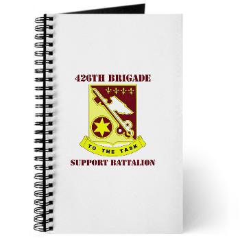 426BSB - M01 - 02 - DUI - 426th Brigade - Support Battalion with Text - Journal