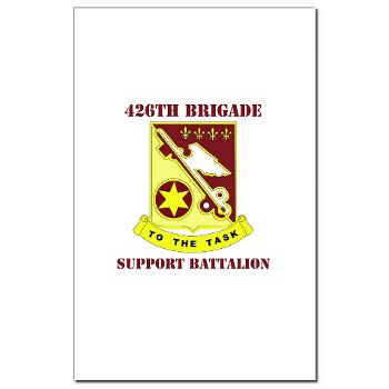 426BSB - M01 - 02 - DUI - 426th Brigade - Support Battalion with Text - Mini Poster Print