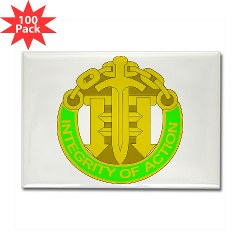 42MPB - M01 - 01 - DUI - 42nd Military Police Brigade - Rectangle Magnet (100 pack)
