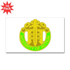 42MPB - M01 - 01 - DUI - 42nd Military Police Brigade - Sticker (Rectangle 10 pk)