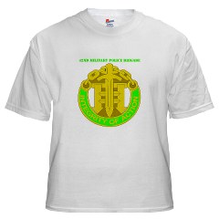 42MPB - A01 - 04 - DUI - 42nd Military Police Brigade with text - White Tshirt - Click Image to Close