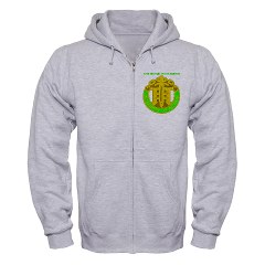 42MPB - A01 - 03 - DUI - 42nd Military Police Brigade with text - Zip Hoodie - Click Image to Close