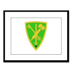 42MPB - M01 - 02 - SSI - 42nd Military Police Brigade - Large Framed Print - Click Image to Close