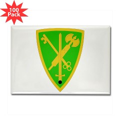 42MPB - M01 - 01 - SSI - 42nd Military Police Brigade - Rectangle Magnet (100 pack)