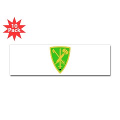 42MPB - M01 - 01 - SSI - 42nd Military Police Brigade - Sticker (Bumper 10 pk) - Click Image to Close
